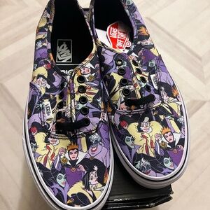 Vans Purple Disney Villains Slip-On Sneakers